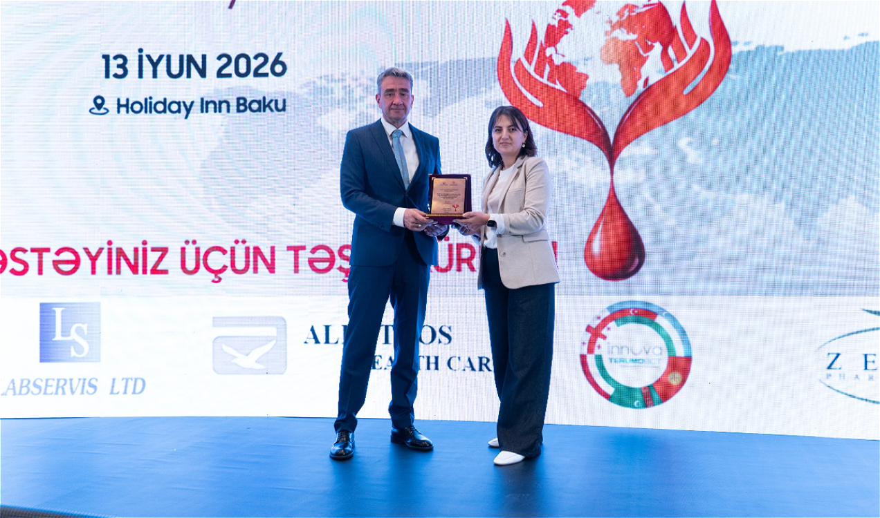 Nazlı Ana Fondu Ümumdünya Qan Donoru Günündə təltif olundu