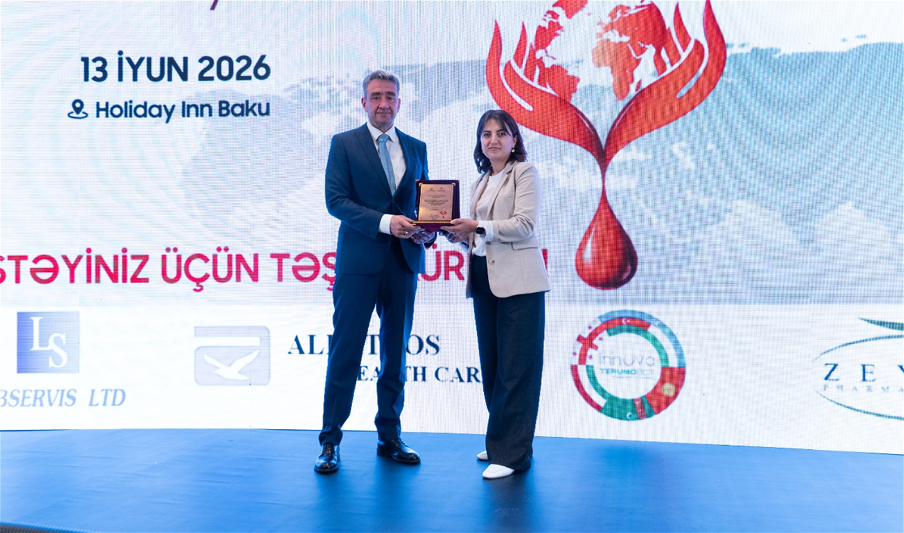 The Nazli Ana Charity Foundation was awarded on World Blood Donor Day